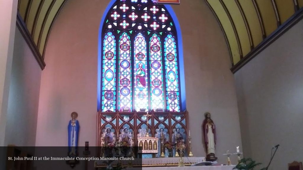 St. John Paul II At The Immaculate Conception Maronite Church - Sleepy Hollow (New York)